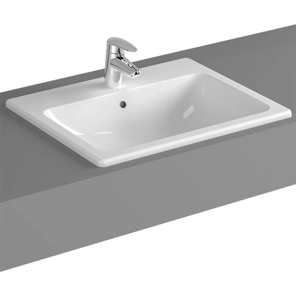 Раковина VitrA S20 550х450х170 мм с отверстием для смесителя белая 5465B0030001