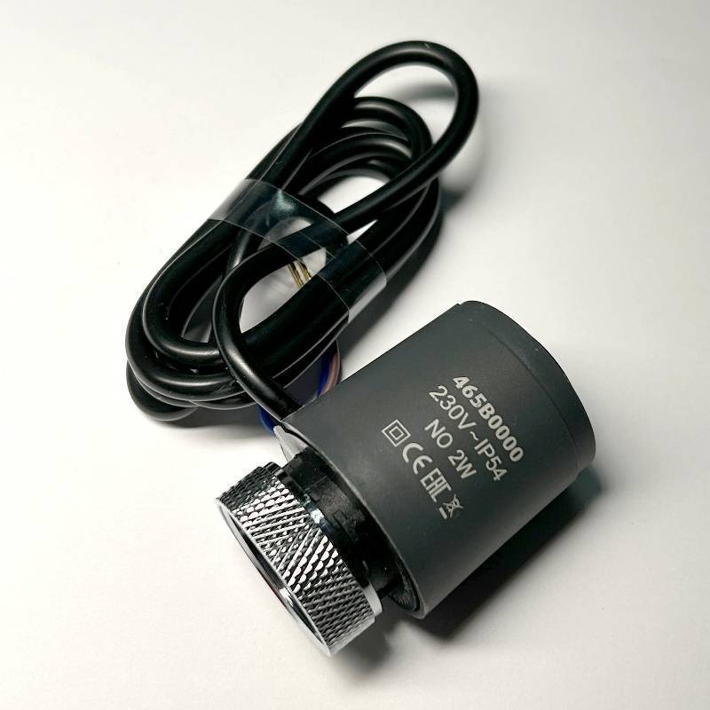 Привод термоэлектрический Stout NO нормально открытый 230 В черный кабель 1 м STE-0002-000002