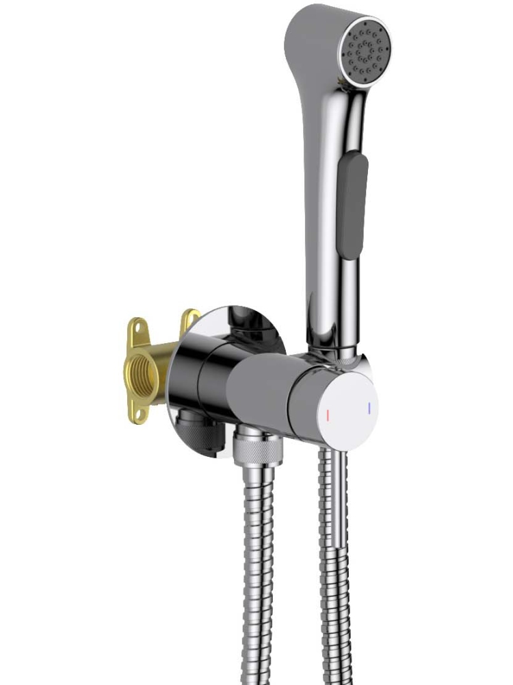 Комплект для гигиенического душа встроенный Aquatek Европа AQ1020CR