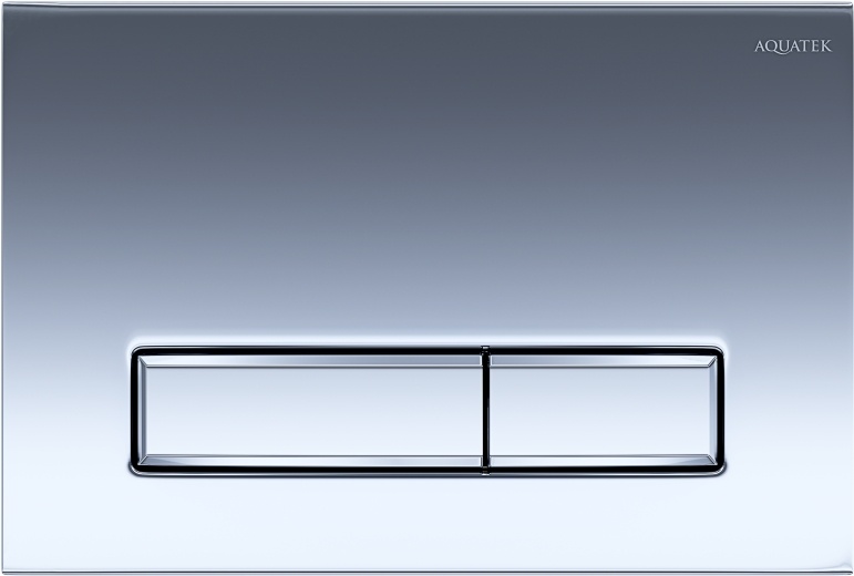 Панель смыва KDI Slim 009B хром глянец прямоугольная клавиша KDI-0000023