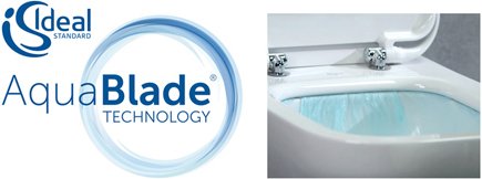 Унитаз напольный пристенный Ideal Standard Tesi AquaBlade под бачок T008201