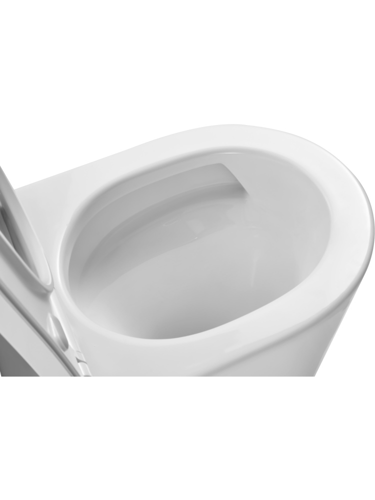 Унитаз напольный безободковый Aquanet Oberon Tornado с бачком 600x365x810 мм горизонтальный выпуск AQ1273ST-00