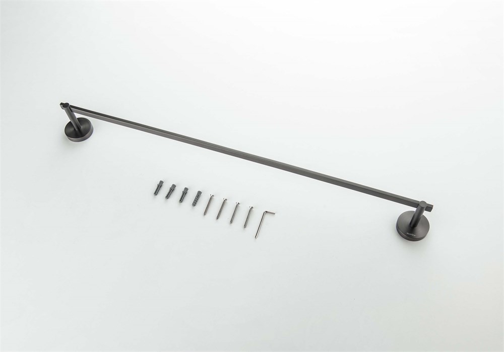 Полотенцедержатель Aquatek БЕТТА 600 мм оружейная сталь AQ4614BGM