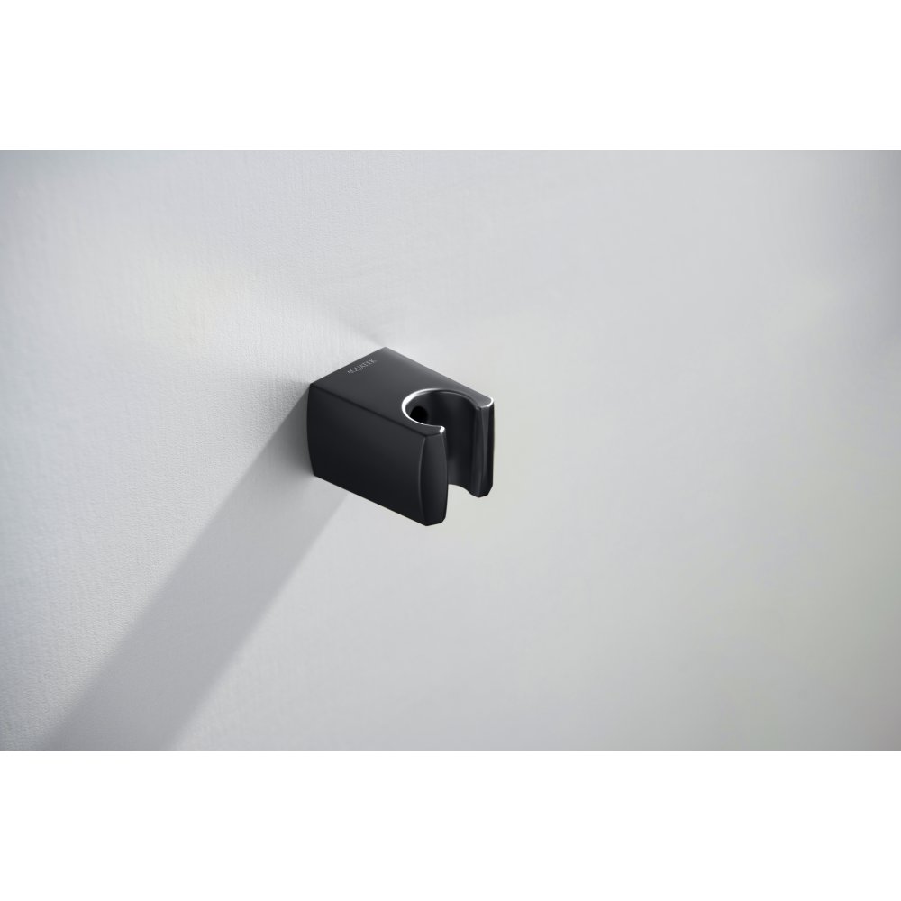 Держатель ручного душа Aquanet матовый черный AQ2403MB