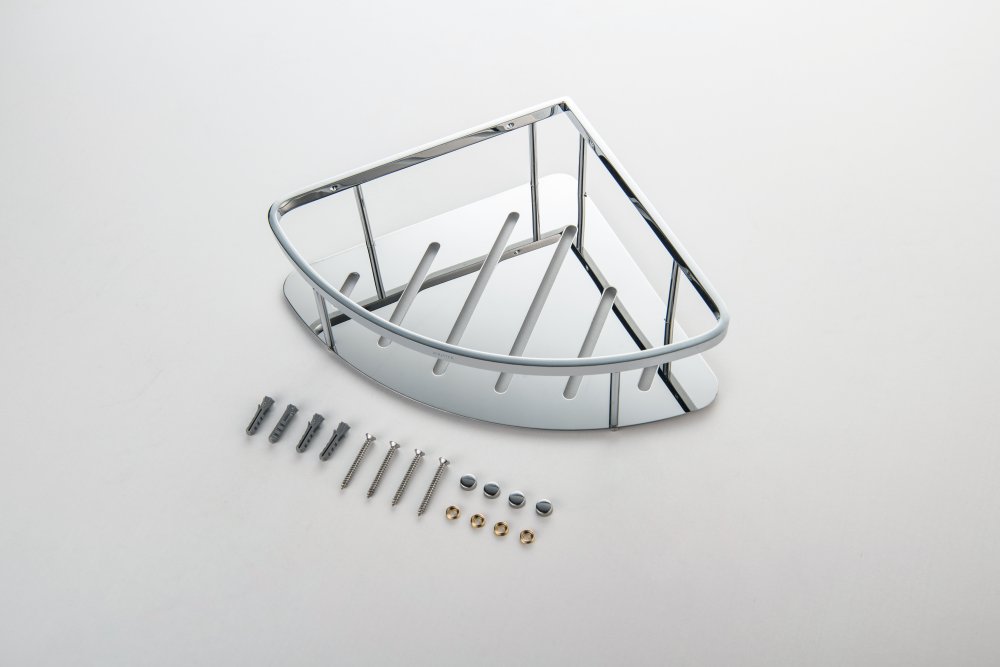 Полка угловая Aquanet AQ4926CR хром AQ4926CR