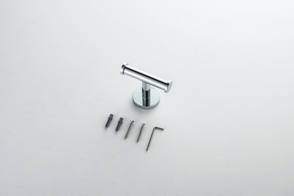 Крючок двойной Aquanet Оберон хром AQ4202CR