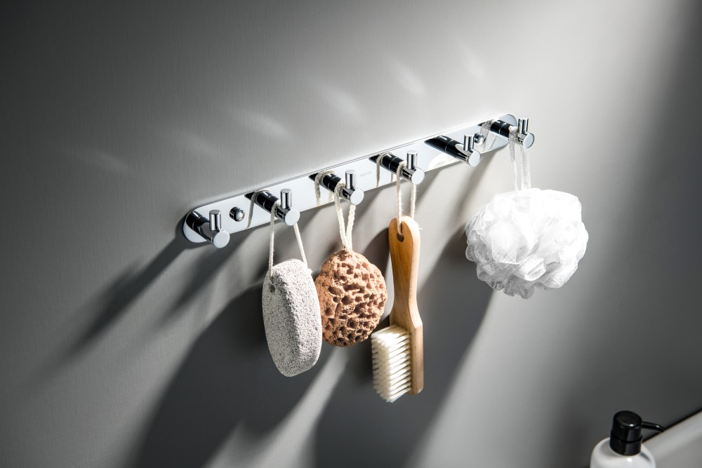 Планка с 6 крючками Aquanet Europa хром AQ4124CR