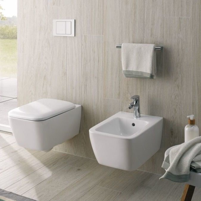 Унитаз подвесной Geberit iCon Square Rimfree 540 мм 201950000