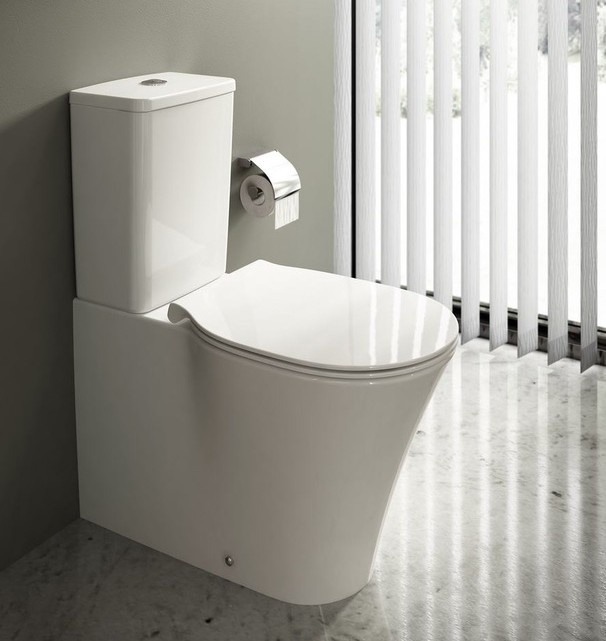 Унитаз напольный пристенный Ideal Standard Connect Air AquaBlade E013701