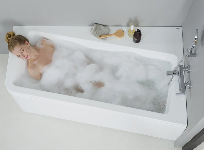 Ванна акриловая асимметричная RAVAK 10° 160x95 см L белая C831000000