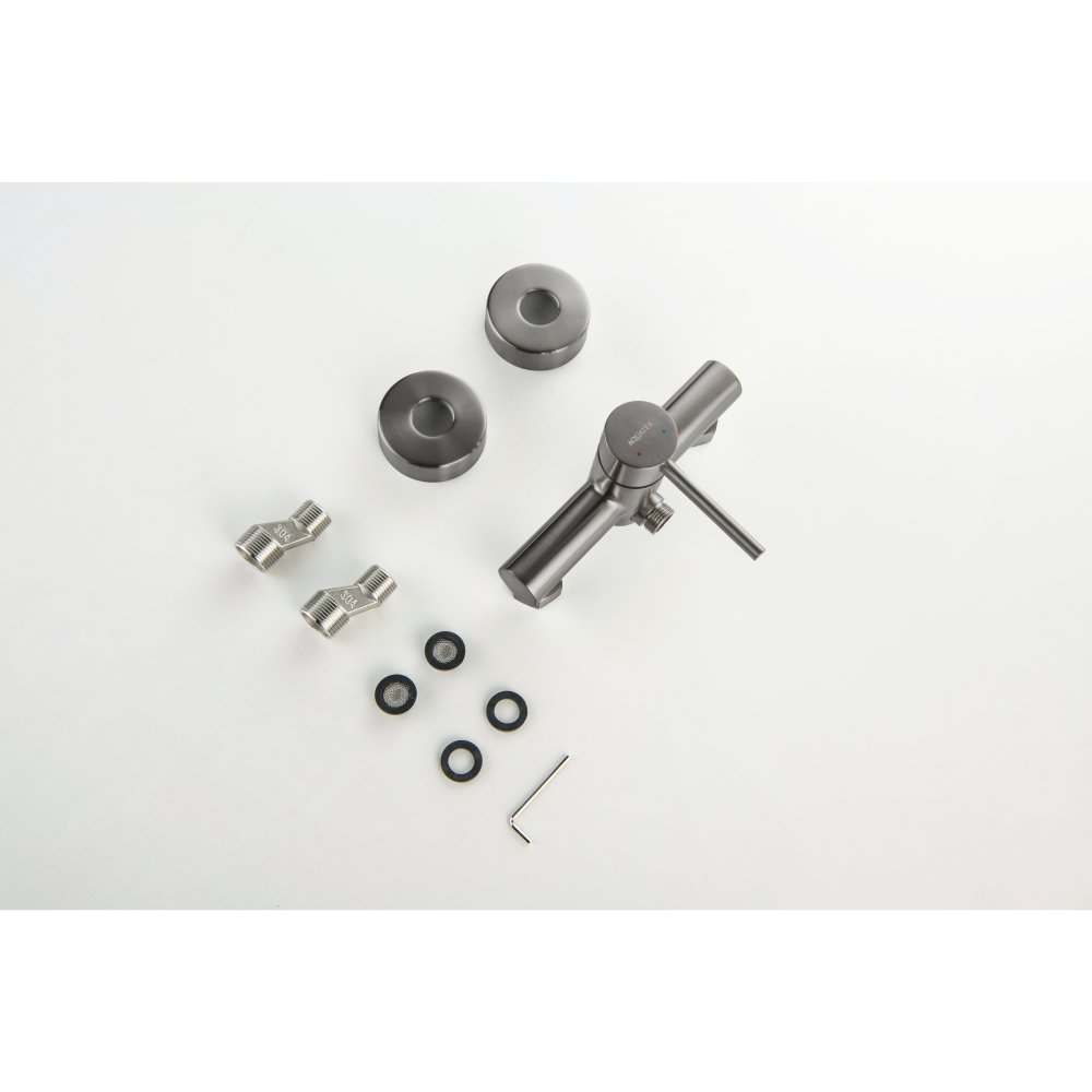 Смеситель для душа Aquanet Европа оружейная сталь AQ1360BGM