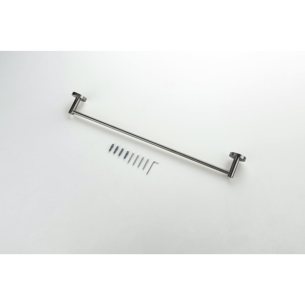 Полотенцедержатель Aquanet Европа 600 мм оружейная сталь AQ4114BGM