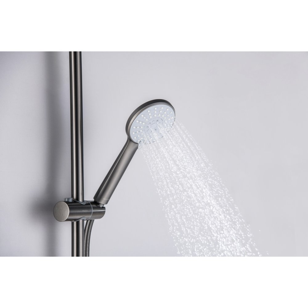 Ручной душ Aquanet Бетта 100 3jet оружейная сталь AQ2009BGM