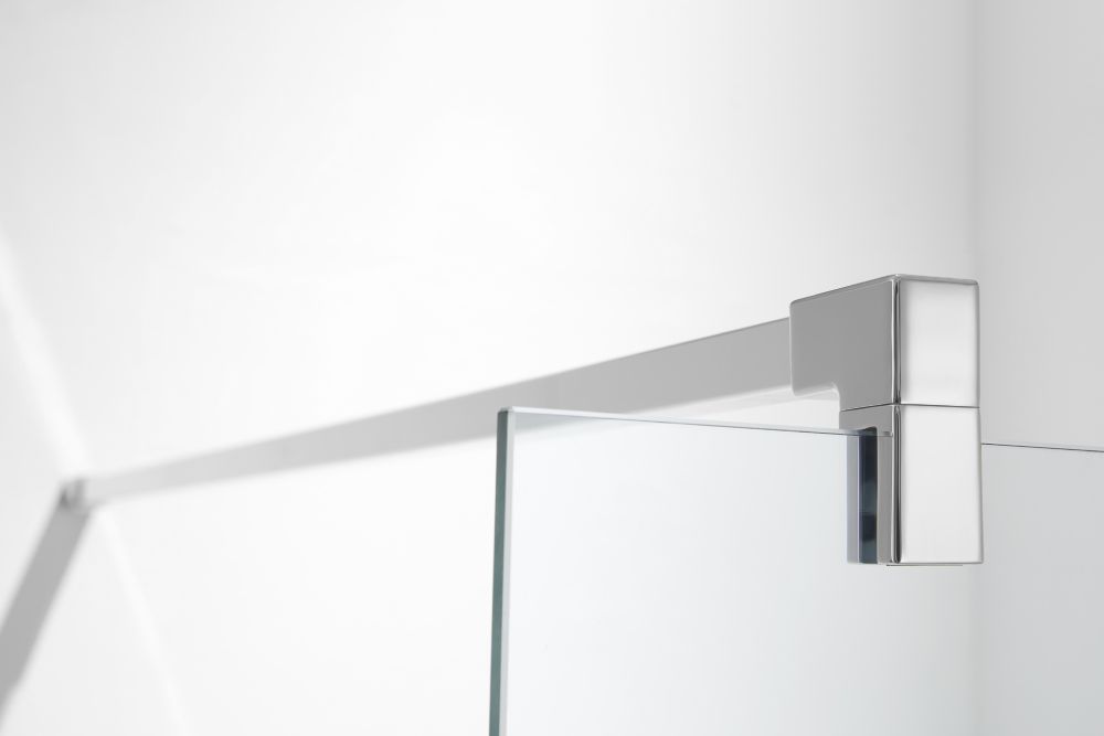 Душевая перегородка Aquanet Walk In WIW 09020CH 900x2000 мм с держателем хром AQ WIW 09020CH