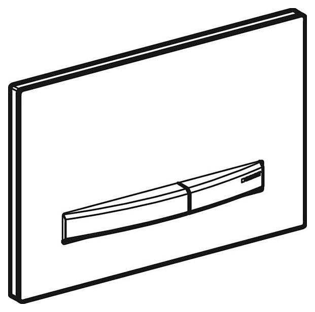 Смывная клавиша Geberit Sigma50 для двойного смыва белый/хром 115.788.11.2
