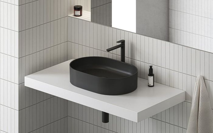 Раковина-чаша RAVAK Ceramic Slim O 550 черный матовый XJX0D155000