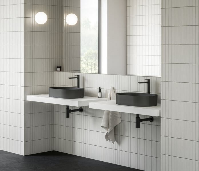 Раковина-чаша RAVAK Ceramic Slim O 550 черный матовый XJX0D155000