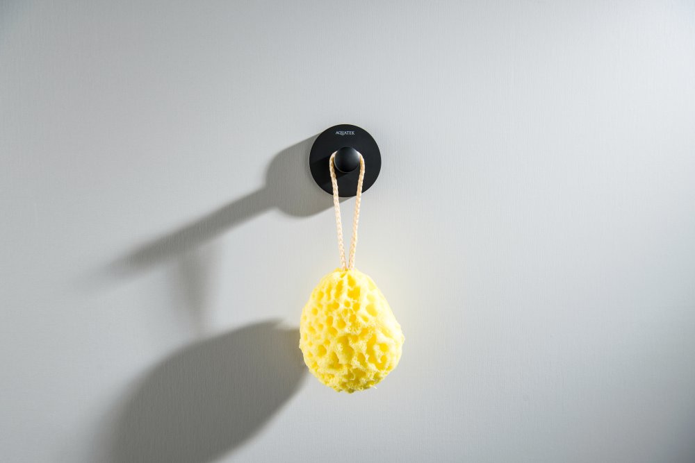 Крючок Aquanet Оберон матовый черный AQ4201MB