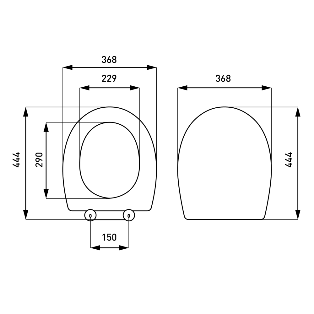 Сиденье для унитаза VitrA Round Slim микролифт быстросъемное 805-003-009