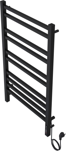 Полотенцесушитель электрический Aquatek Альтаир П10 500x900 мм черный муар AQ EL KP1090BL