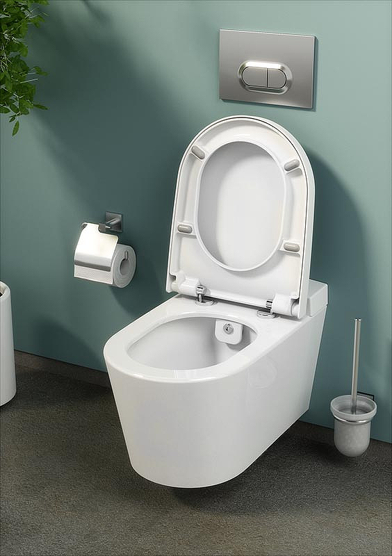 Унитаз-биде подвесной безободковый VitrA Nest VitrA Fresh 5176B003-6233