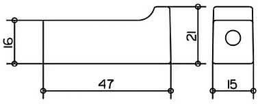 Крючок для полотенца KEUCO EDITION 11 хром 11114010000