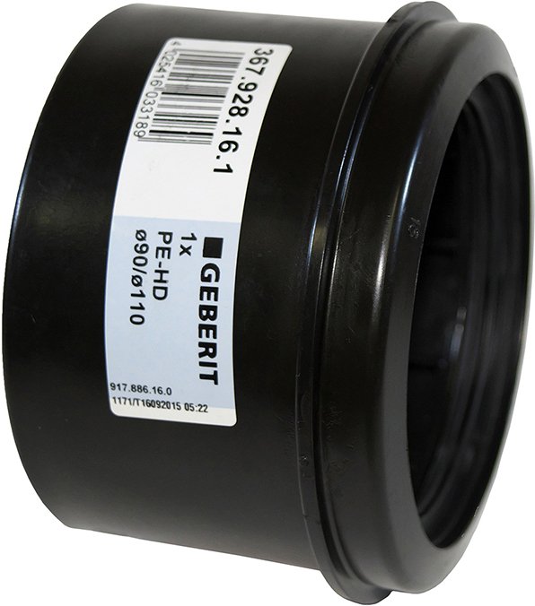 Переходная муфта Geberit PE d90/110 мм 367.928.16.1