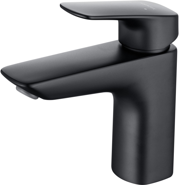 Набор смесителей 3 в 1 Aquanet Vega (AQ1010MB+AQ1040MB+AQ2011MB) матовый черный AQ1030MB