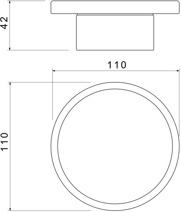 Мыльница настольная Aquatek Лира матовый черный AQ4426MB