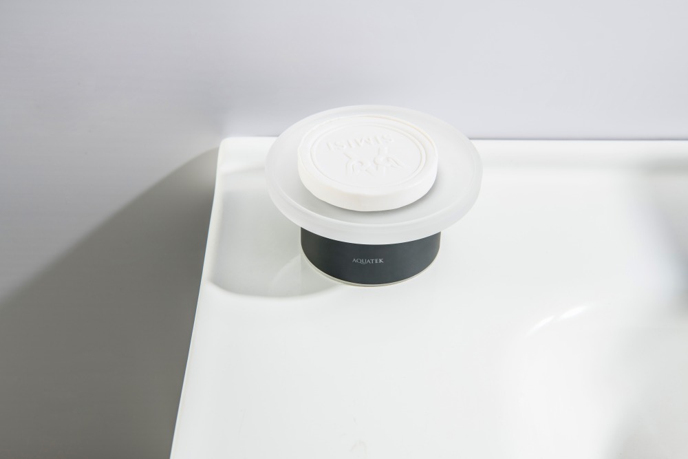 Мыльница настольная Aquatek Лира матовый черный AQ4426MB