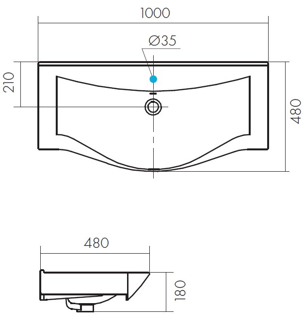 Комплект AQUATON Беверли 100 тумба и раковина Беверли 100 1A2367K0BV010
