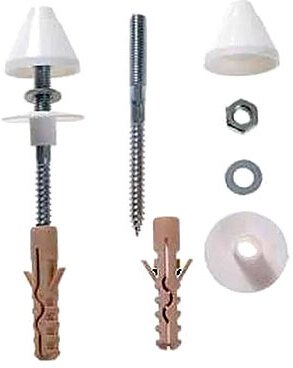 Крепеж для раковины и писсуара Laufen 10х120 мм белое покрытие 9034.9.000.890.1