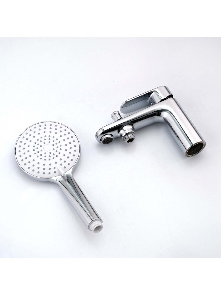 Смеситель на борт ванны Aquanet Ника на 1 отверстие хром AQ1844CR