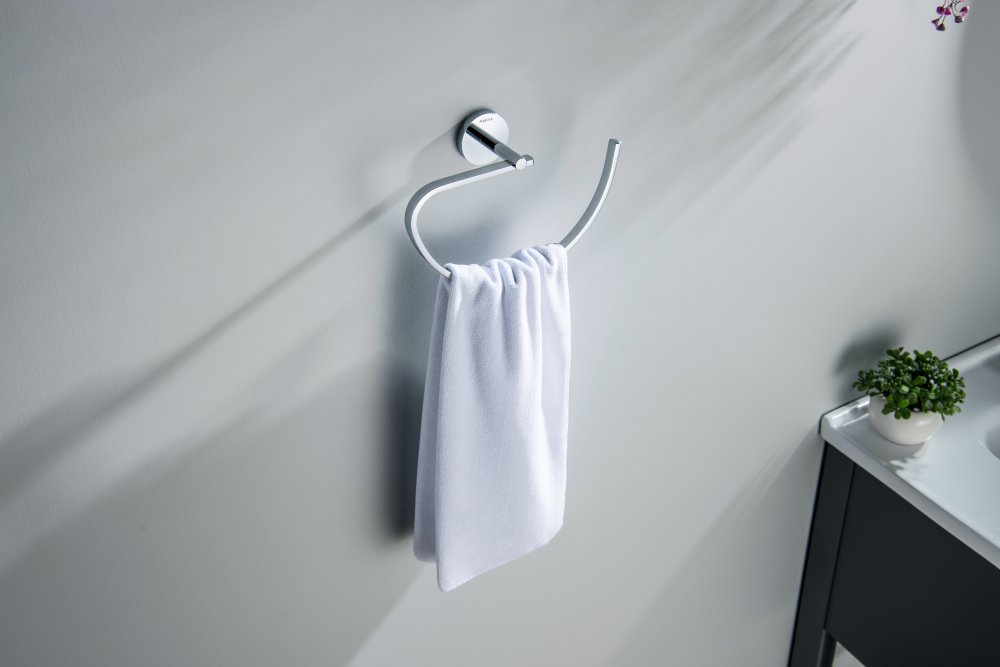 Полотенцедержатель овальный Aquanet БЕТТА хром AQ4621CR