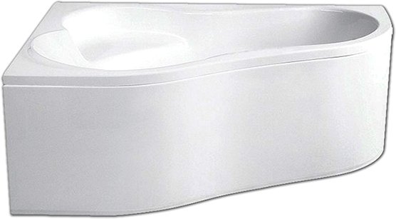 Ванна акриловая асимметричная Triton Ибица 150х100 см левосторонняя белая 1.WH11.2.034