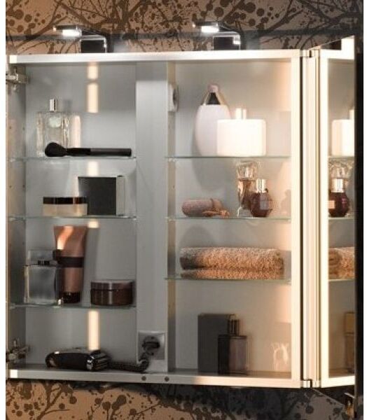 Зеркальный шкаф Keuco ROYAL UNIVERSE 800х752х143 мм с подсветкой 12703171301