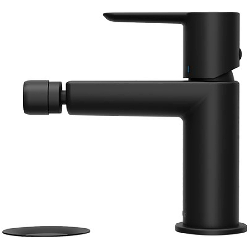 Смеситель для биде RAVAK Puri PU 055.20 с донным клапаном черный X070189