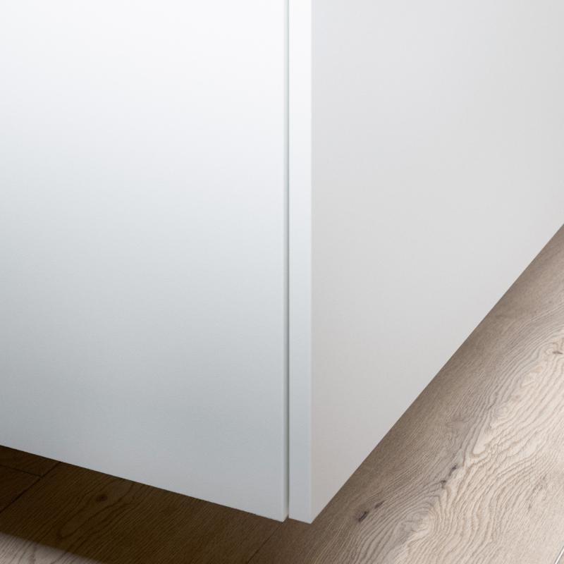 Тумба боковая KEUCO Edition 90 800х484х400 мм структурный лак белый 39026380000