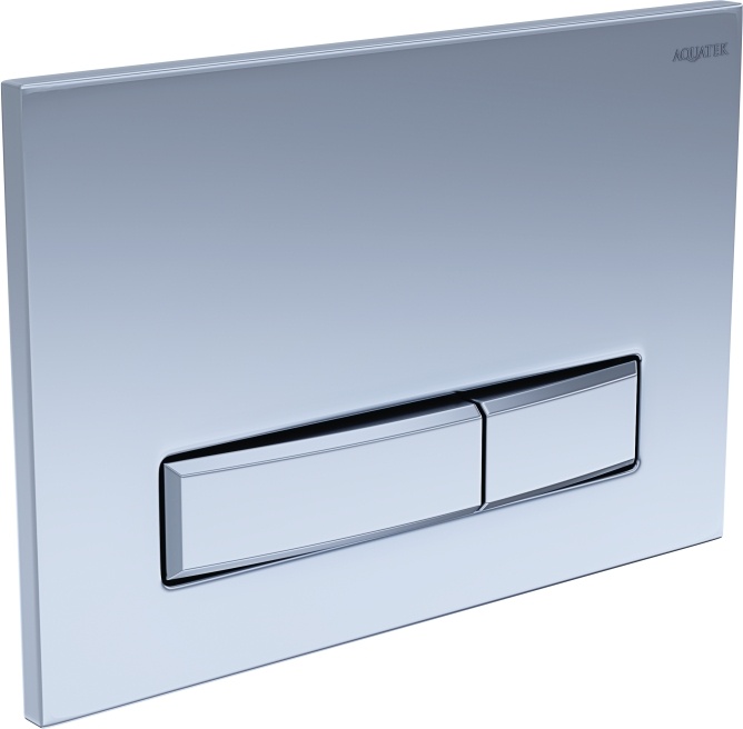 Панель смыва KDI Slim 009C хром матовый прямоугольная клавиша KDI-0000024