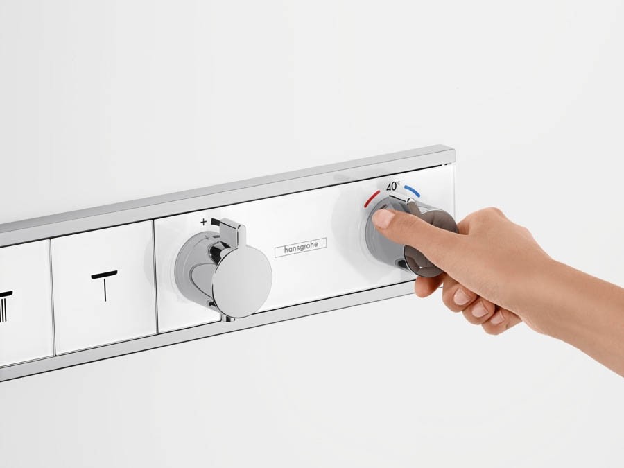 Комплект термостатического смесителя для душа Hansgrohe RainSelect 15382000/15312180 15382000S