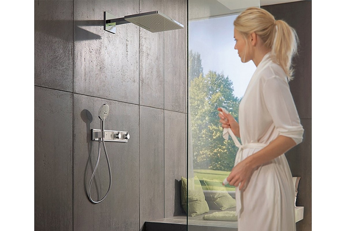 Комплект термостатического смесителя для душа Hansgrohe RainSelect 15382000/15312180 15382000S