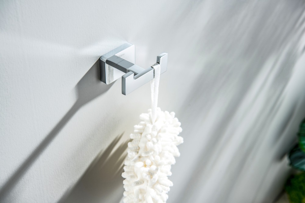 Крючок для полотенец двойной Aquanet Либра хром AQ4302CR