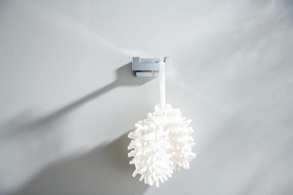 Крючок для полотенец двойной Aquanet Либра хром AQ4302CR