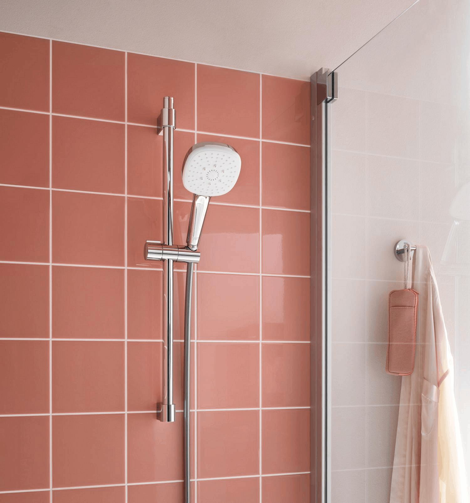 Душевой гарнитур GROHE Tempesta Cube 110 3 режима штанга 600 мм шланг 1750 мм хром 27929003