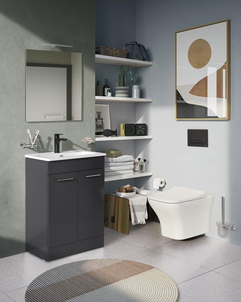 Унитаз подвесной безободковый VitrA Zentrum Square SmoothFlush 7484B003-0075