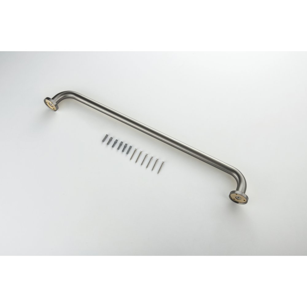 Поручень Aquatek 650 мм оружейная сталь шлифованный черный хром AQ4996BGM