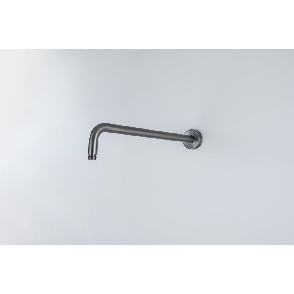 Держатель верхнего душа настенный Aquatek 400 мм оружейная сталь AQ2176BGM