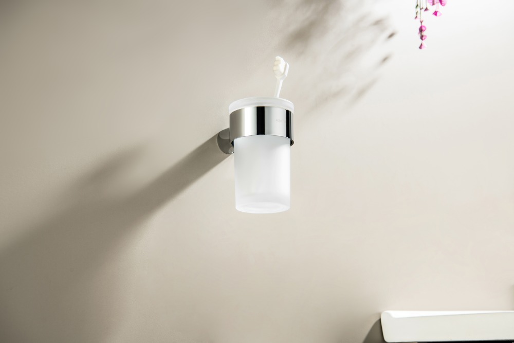 Стакан с держателем Aquatek Лира хром AQ4427CR