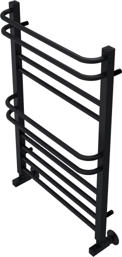 Полотенцесушитель водяной Aquatek Бетта П10 500х800 мм черный муар AQ KRC1080BL