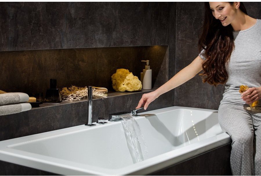 Смеситель для ванны врезной каскадный RAVAK Chrome CR 025.00 X070073